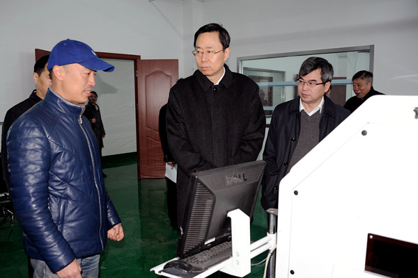 泰州市委書記、市人大常委會主任藍(lán)紹敏蒞臨公司調(diào)研項目建設(shè)情況